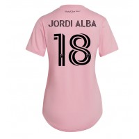 Ženski Nogometni dresi Inter Miami Jordi Alba #18 Domači 2023-24 Kratek Rokav